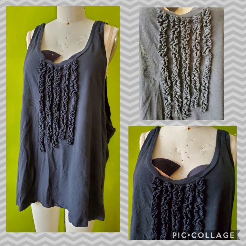 DSquared Deep Armhole Tuxedo Detail Tank